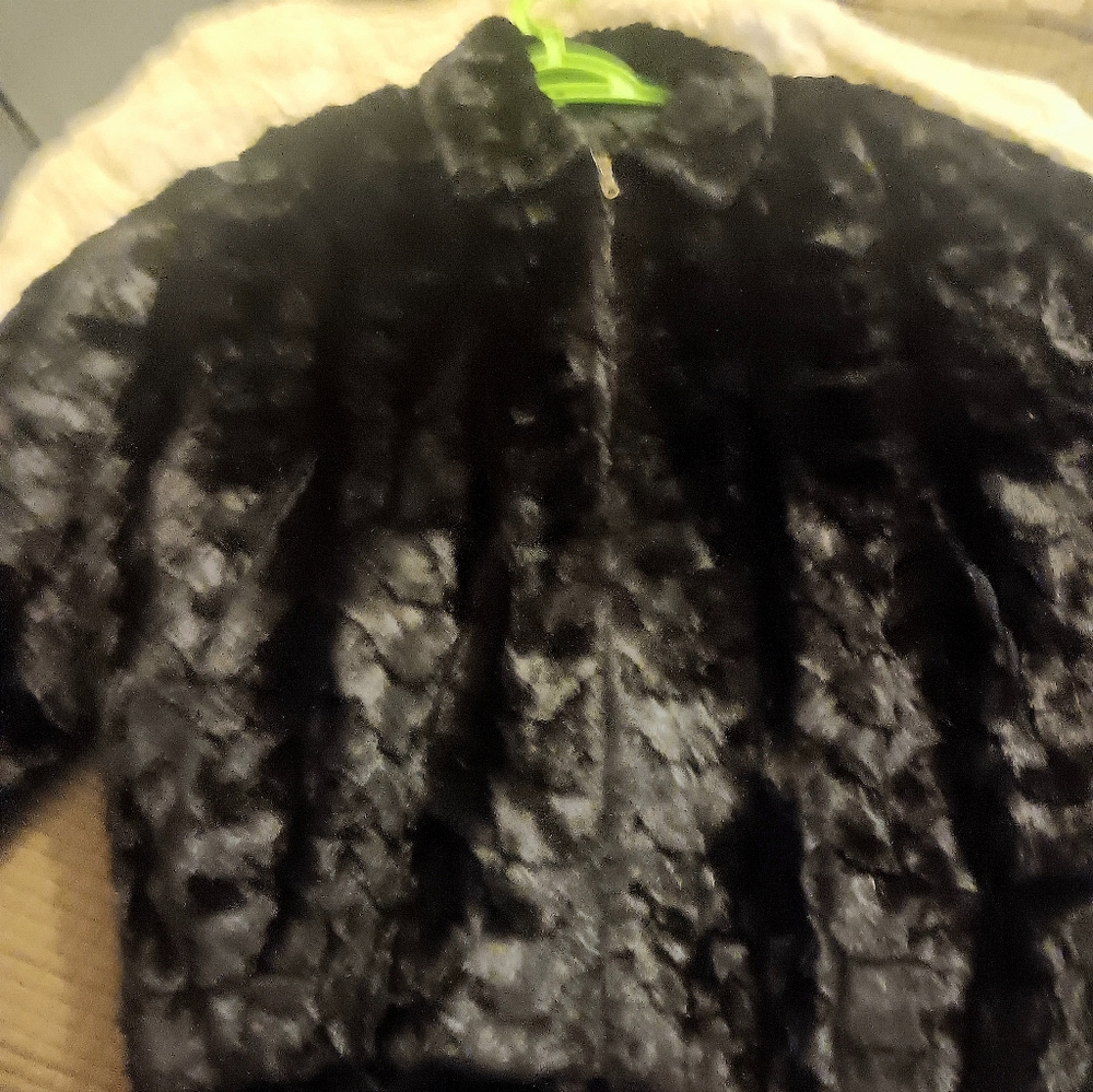 Luxurious Black MINK COAT AVIREX WHITE MINK COAT EACH